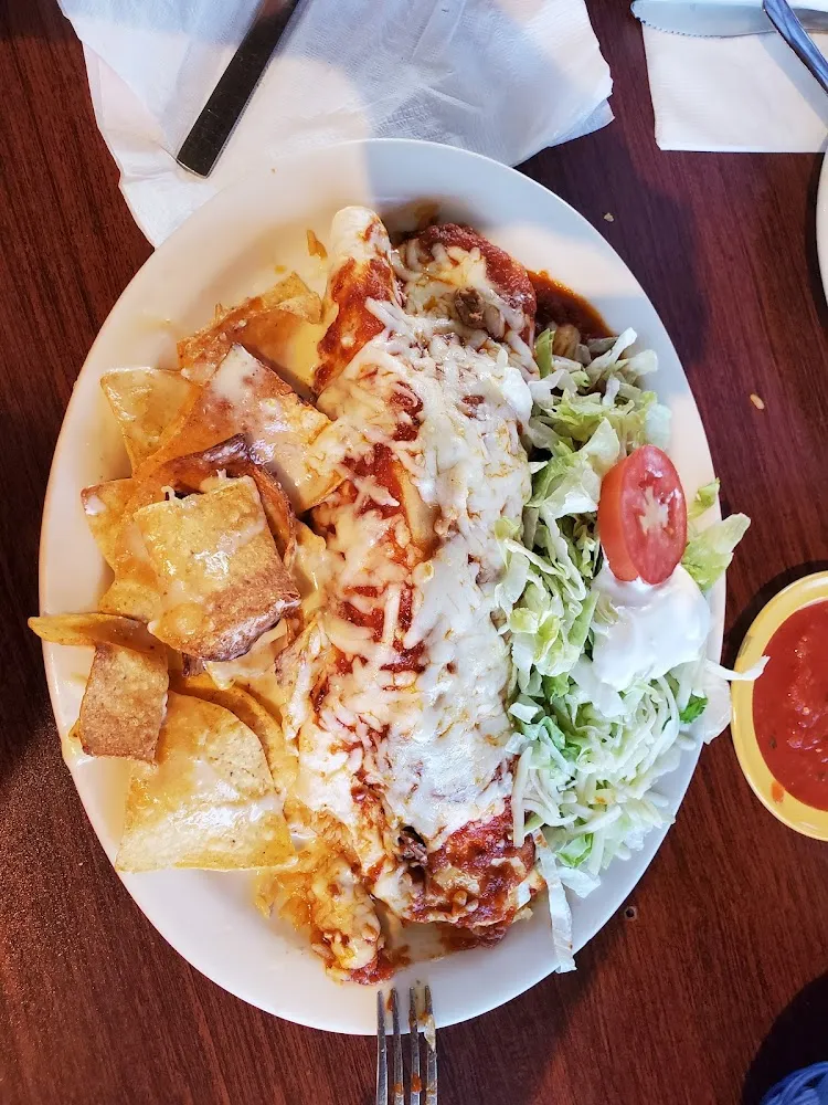 Beef and Pork Shredded Burrito